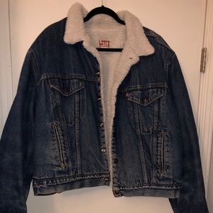 Vintage Levi Sherpa Trucker Jacket